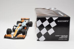 McLaren MCL35M #4 L. Norris Monaco GP 2021 Minichamps 1:18 530212404 Métal — image 7 sur 7