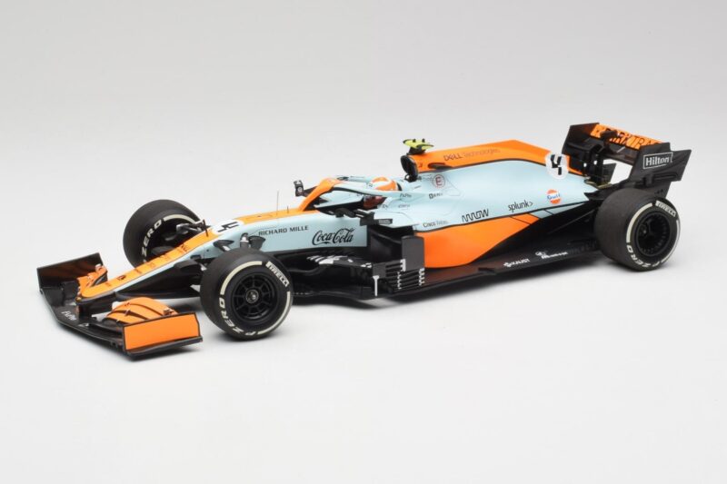 McLaren MCL35M #4 L. Norris Monaco GP 2021 Minichamps 1:18 530212404 Métal