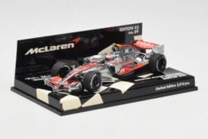 McLaren Mercedes MP4-23 #23 H. Kovalainen Showcar 2008 Minichamps 1:43 530084393 Métal — image 2 sur 5