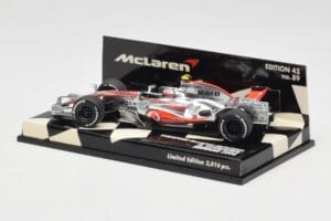 McLaren Mercedes MP4-23 #23 H. Kovalainen Showcar 2008 Minichamps 1:43 530084393 Métal — image 3 sur 5