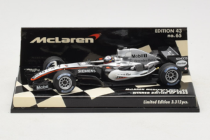 McLaren MP4-20 Mercedes #10 J.P. Montoya British GP Winner F1 2005 Minichamps 1:43 530054320 Métal