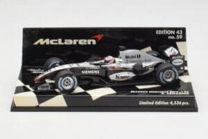 McLaren MP4-19B #6 K. Raikkonen F1 2004 Minichamps 1:43 530044316 Métal