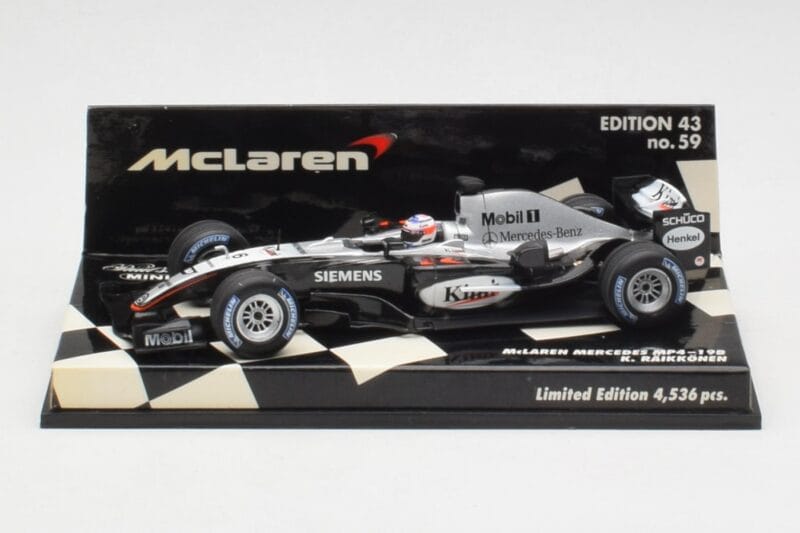 McLaren MP4-19B #6 K. Raikkonen F1 2004 Minichamps 1:43 530044316 Métal