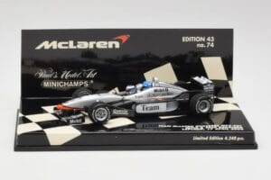 McLaren MP4/98T 2-Seater M. Hakkinen / E. Hakkinen F1 2000 Minichamps 1:43 530984378 Métal