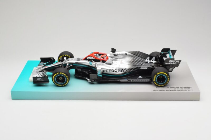 Mercedes AMG Petronas W10 EQ Power+ #44 L. Hamilton Monaco GP Winner 2019 Minichamps 1:18 113906644 Résine