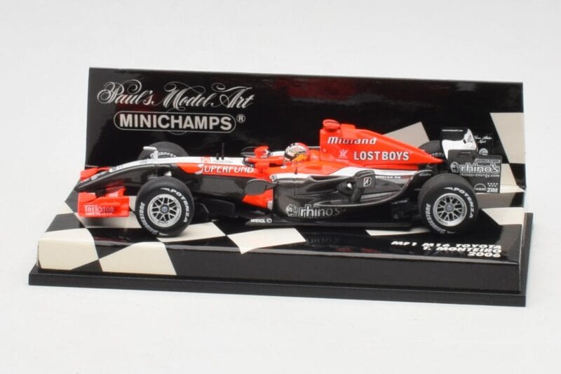 MF1 M16 Toyota #18 T. Monteiro F1 2006 Minichamps 1:43 400060018 Métal