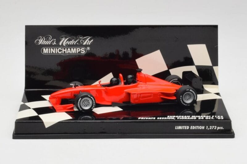 Minardi F1X2 Fiorano Test 2002 Minichamps 1:43 400020510 Métal