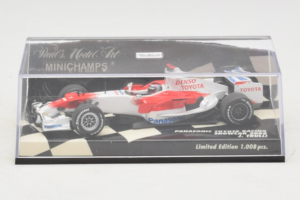 Toyota TF108 #9 J. Trulli Panasonic Toyota Racing Showcar F1 2008 Minichamps 1:43 400080081 Métal — image 4 sur 5