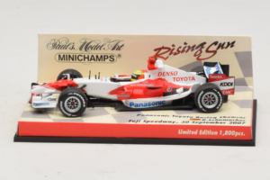 Panasonic Toyota Racing TF107 R. Schumacher F1 Showcar 2007 Minichamps 1:43 403070081 Métal