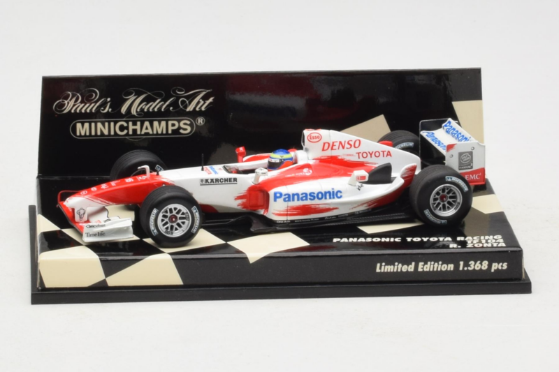 Toyota TF104 Panasonic #16 R. Zonta Panasonic Toyota Racing 2004 Minichamps 1:43 400040116 Métal