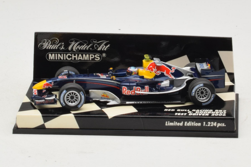 Red Bull Racing RB2 R. Doornbos Test Driver F1 2006 Minichamps 1:43 400060037 Métal