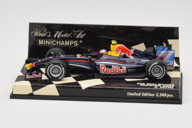 Red Bull Racing Renault RB5 #15 S. Vettel Showcar 2009 Minichamps 1:43 400090085 Métal