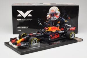 Red Bull RB16B #33 M. Verstappen France GP Winner 2021 Minichamps 1:18 113210833 Métal — image 6 sur 7