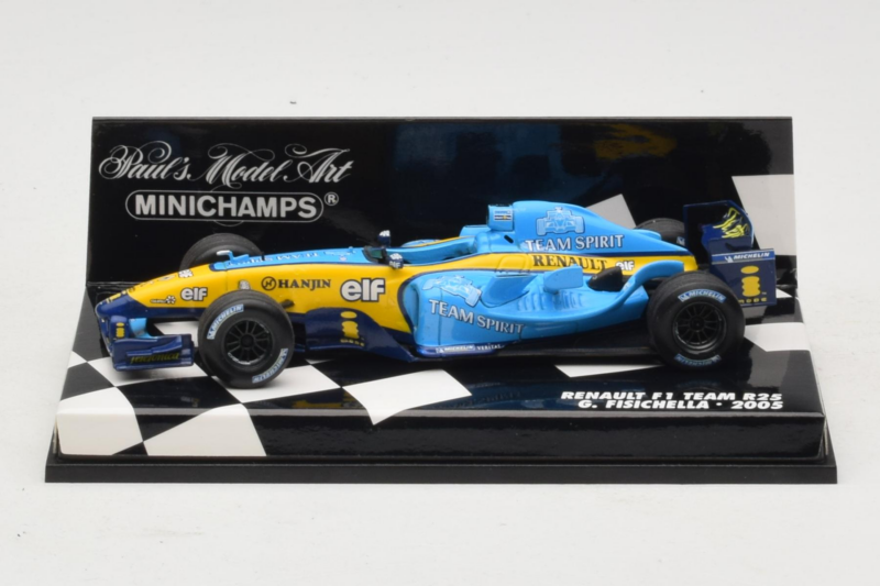 Renault R25 #6 G. Fisichella F1 2005 Minichamps 1:43 400050006 Métal