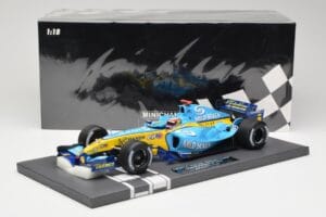 Renault R25 #5 F. Alonso Bahrain GP 2005 Minichamps 1:18 117050305 Résine — image 7 sur 7