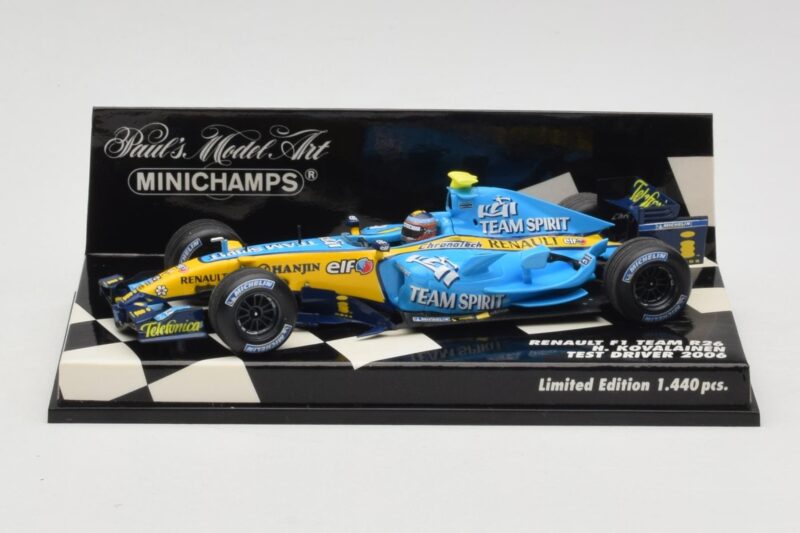 Renault R26 H. Kovalainen F1 Test Car 2006 Minichamps 1:43 400060041 Métal