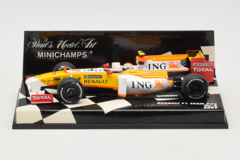 Renault R29 #8 N. Piquet Jr. F1 2009 Minichamps 1:43 400090008 Métal