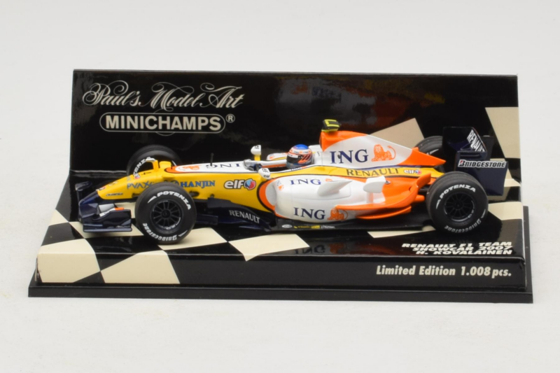 Renault R27 #4 H. Kovalainen Renault F1 Team Showcar 2007 Minichamps 1:43 400070074 Métal