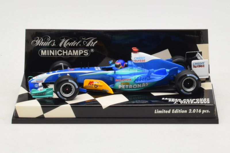 Sauber C24 Petronas #11 J. Villeneuve Sauber Petronas F1 Team Showcar 2005 Minichamps 1:43 400050081 Métal
