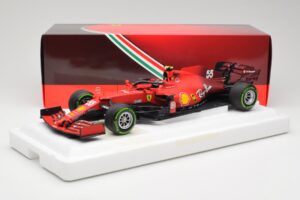 Scuderia Ferrari SF21 #55 C. Sainz Emilia Romagna GP 2021 BBR 1:18 BBR211855 Métal — image 7 sur 7