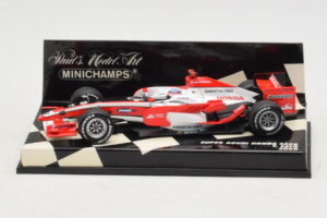Super Aguri SA08 Honda #18 T. Sato F1 2008 Minichamps 1:43 400080018 Métal