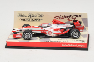Super Aguri SA07 T. Sato F1 Showcar 2007 Minichamps 1:43 403080092 Métal