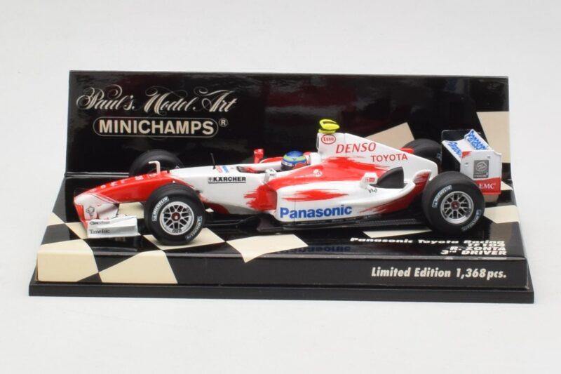 Toyota TF104 Panasonic Racing #0 R. Zonta 3rd Driver 2004 Minichamps 1:43 400040038 Métal