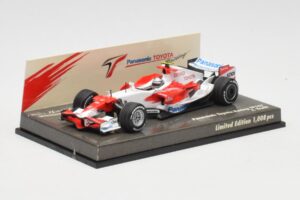 Toyota TF108 Showcar J. Trulli 2008 Minichamps 1:43 AM601297 Métal — image 2 sur 5