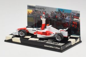 Toyota TF105 #16 J. Trulli Malaysia GP Podium 2005 Minichamps 1:43 400050116 Métal — image 3 sur 4