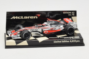 McLaren MP4-22 Mercedes #1 F. Alonso Vodafone McLaren Showcar F1 2007 Minichamps 1:43 530074371 Métal