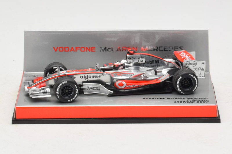McLaren MP4-22 Mercedes #1 F. Alonso Vodafone McLaren Showcar F1 2007 Minichamps 1:43 533074371 Métal