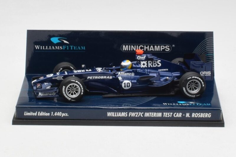 Williams FW27C N. Rosberg F1 Test 2005 Minichamps 1:43 400050110 Métal