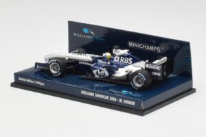 Williams FW28 M. Webber Showcar F1 2006 Minichamps 1:43 400060079 Métal — image 3 sur 5