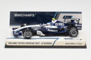 Williams FW29 N. Rosberg F1 Showcar 2007 Minichamps 1:43 400070086 Métal