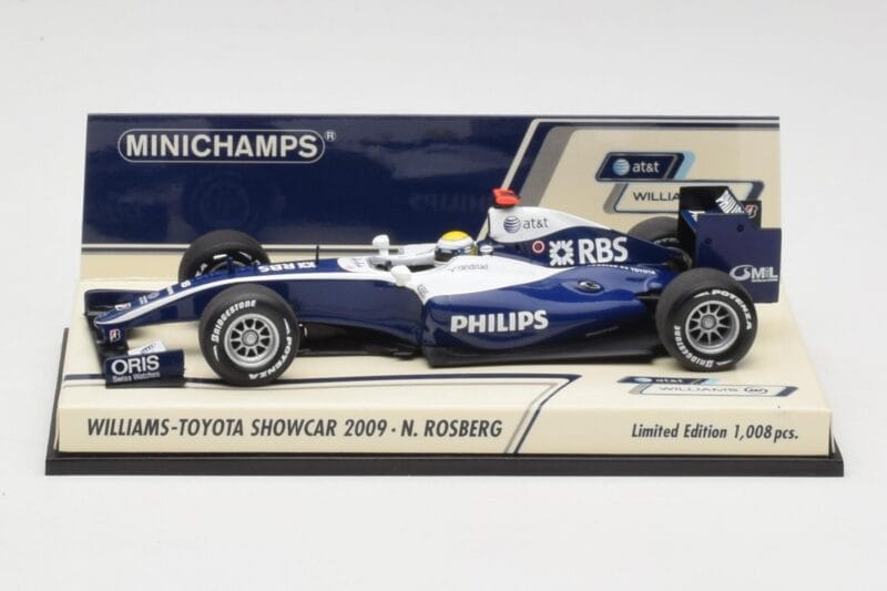 Williams FW31 N. Rosberg F1 Showcar 2009 Minichamps 1:43 400090086 Métal