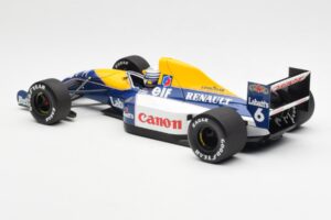 Williams Renault FW14 #6 R. Patrese F1 1991 Minichamps 1:18 100910006 Métal — image 7 sur 8