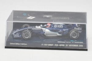 Williams FW28 Toyota K. Nakajima F1 Test Debut 2006 Minichamps 1:43 400060135 Métal — image 6 sur 6