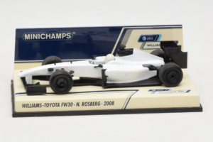 Williams FW30 Toyota #7 N. Rosberg Prototype F1 2008 Minichamps 1:43 400080007 Métal