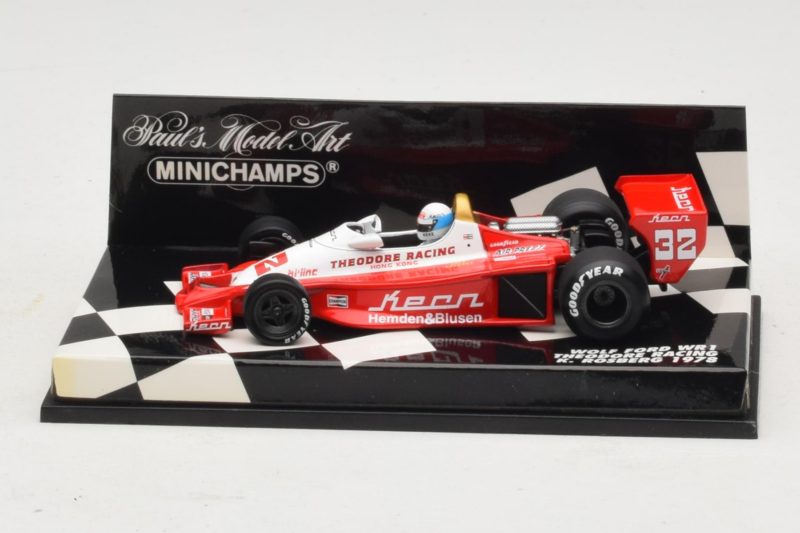 Wolf WR1 Ford Theodore Racing K. Rosberg F1 1978 Minichamps 1:43 400780032 Métal