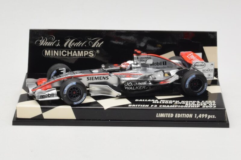 Dallara F303 N. Piquet British F3 Championship 2003 Minichamps 1:43 400030333 Métal