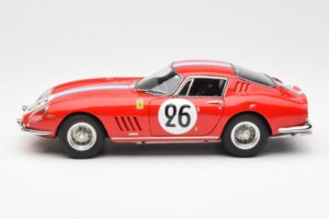 Ferrari 275 GTB Competizione #26 G. Biscaldi / A. de Bourbon Team Hugus 24 Hours of Le Mans 1966 CMC 1:18 M-199 Métal — image 3 sur 6