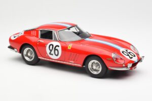 Ferrari 275 GTB Competizione #26 G. Biscaldi / A. de Bourbon Team Hugus 24 Hours of Le Mans 1966 CMC 1:18 M-199 Métal — image 4 sur 6
