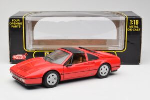 Ferrari 328 GTS Rouge Anson 1:18 TY11078 Métal — image 8 sur 8