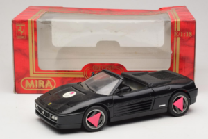Ferrari 348 Spider Noir Mira 1:18 6181 Métal — image 8 sur 8