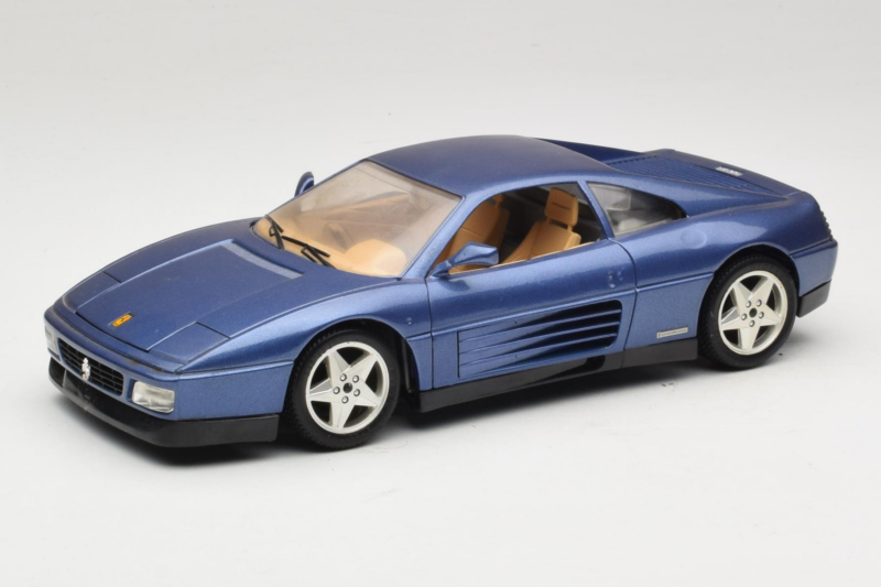 Ferrari 348tb Bleu Foncé Métallisé Bburago 1:18 3039-B1 Métal