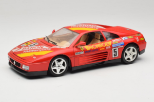 Ferrari 348 TB #5 Monroe Rouge 1989 Bburago 1:18 3039-M1 Métal