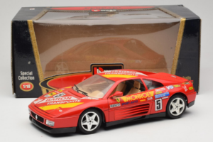 Ferrari 348 TB #5 Monroe Rouge 1989 Bburago 1:18 3039-M1 Métal — image 8 sur 8
