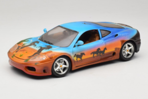 Ferrari 360 Modena Bracio Gotz Running Horses Livery Bburago 1:18 3358-B1 Métal