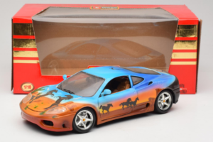 Ferrari 360 Modena Bracio Gotz Running Horses Livery Bburago 1:18 3358-B1 Métal — image 8 sur 8