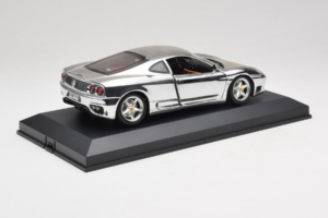 Ferrari 360 Modena Chrome Silver Edition Limitée Exclusive Cars 1:18 EC004 Métal — image 4 sur 9